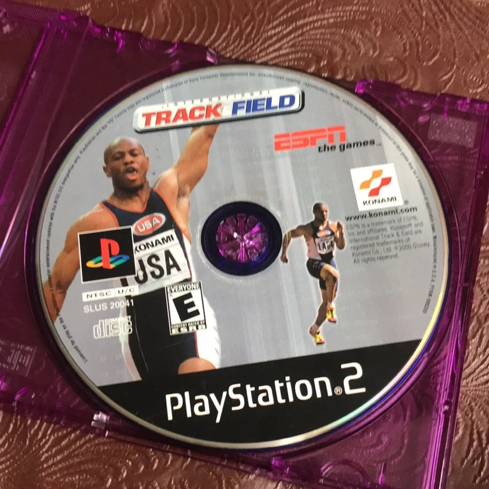 Sony PlayStation 2 dvd video game: track and field ESPN the games